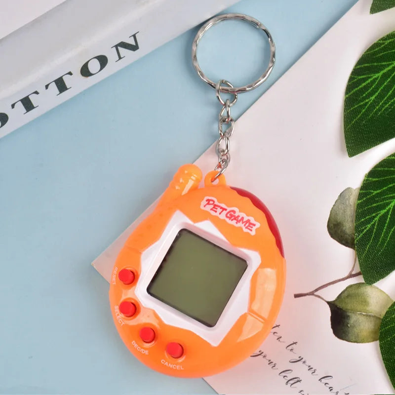 1 animal électronique transparent nostalgique, 168 animaux de compagnie en un, jouet numérique virtuel et amusant, pixel amusant